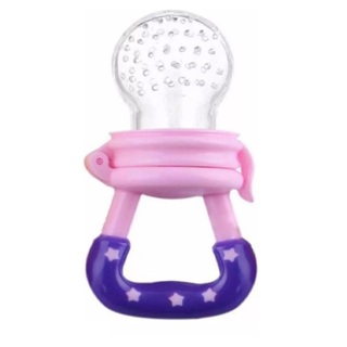 CHUPETA MORDEDOR ALIMENTADORA PARA INTRODUÇÃO ALIMENTAR DE SILICONE PARA PAPINHA E FRUTAS em Oferta na Shopee