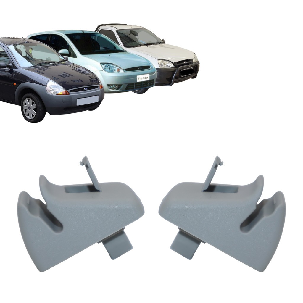 2 Suporte Quebra Sol Ford Fiesta Hatch Courier Ka Hatch Fiesta Sedan em Oferta na Shopee