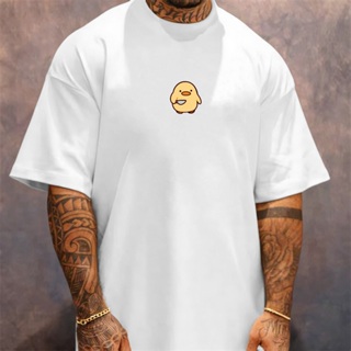 Camiseta Oversized Streetwear Masculina Gola Alta Universitaria Estilosa Academia Treino Meme Pato em Oferta na Shopee