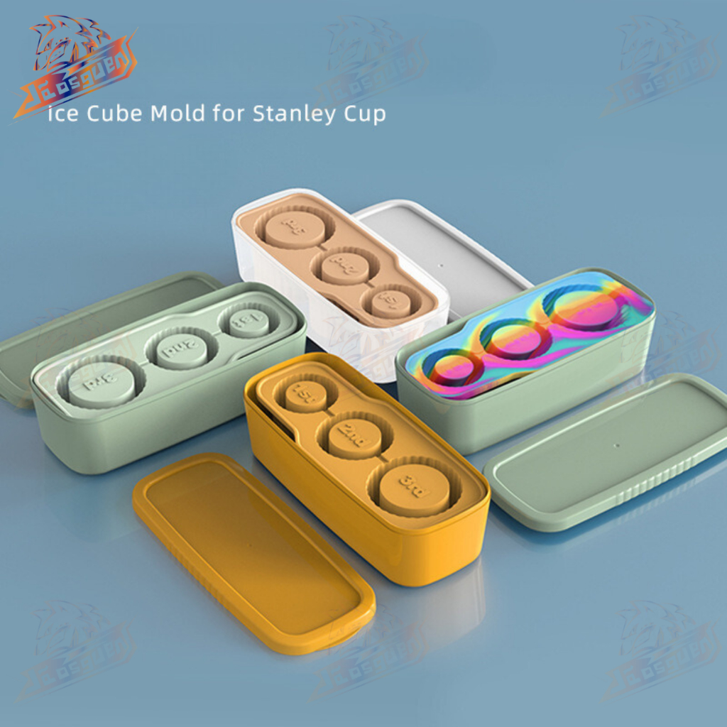 Bandeja De Molde De Gelo Para Copo Com Tampa De Peça em Oferta na Shopee