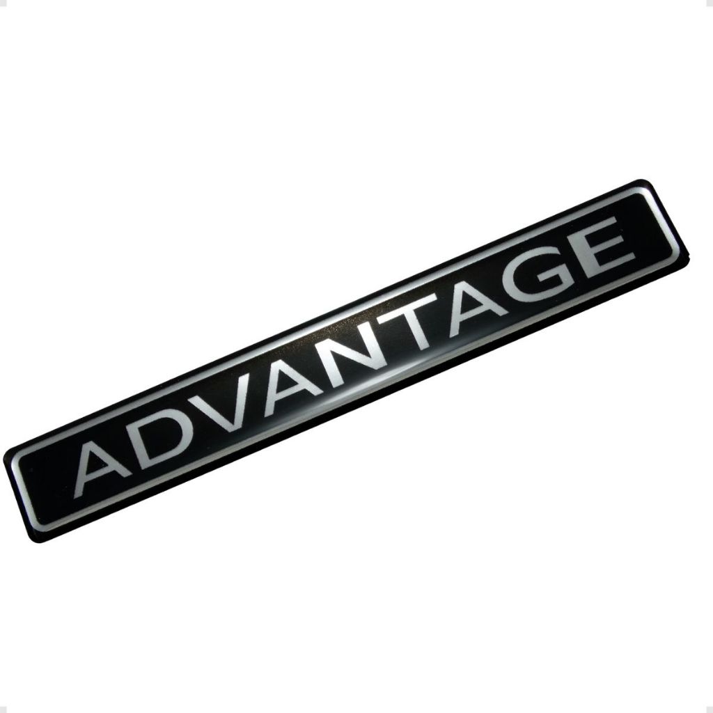 Emblema Adesivo Advantage Astra Vectra Resinado