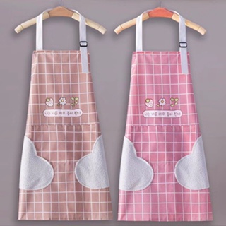 Avental De Cozinha Impermeavel E Engrossado A Prova De Oleo De Limpeza Manual em Oferta na Shopee