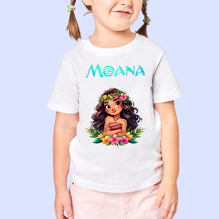 camiseta camisa blusa moda infantil Moana desenho animado varias estampas modelo infantil juvenil em Oferta na Shopee