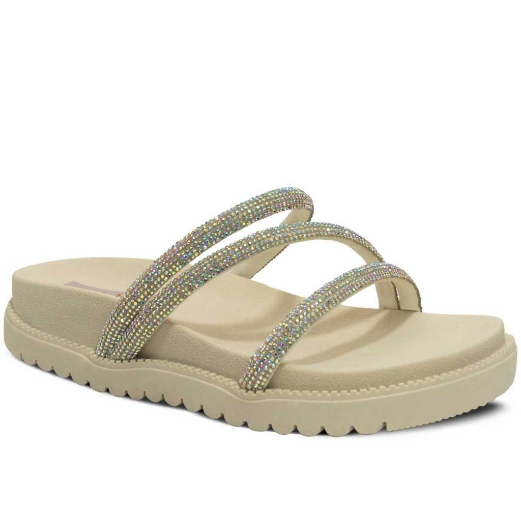 Sandália Papete Feminino Menina  Nº 28 ao 36 Chinelo Birken Rasteira Infantil Brilho 04.72j em Oferta na Shopee