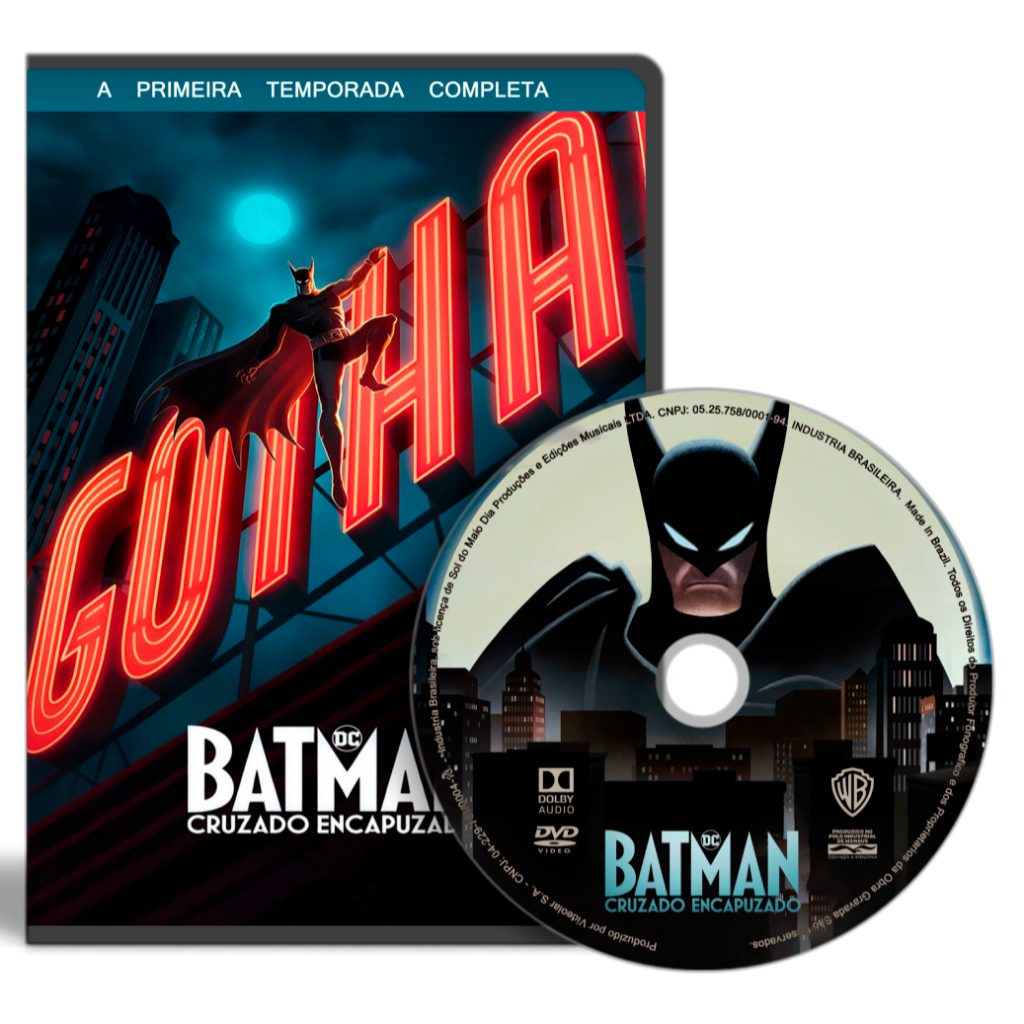 DVD - Batman Cruzado Encapuzado - 1ª Temporada Completa (2024) (Dual Áudio)