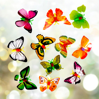 Brinquedo Borboleta Rodinha Pull Back Lembrancinha Festa Decoração Prenda Criança e Pet Interativo Colorido em Oferta na Shopee