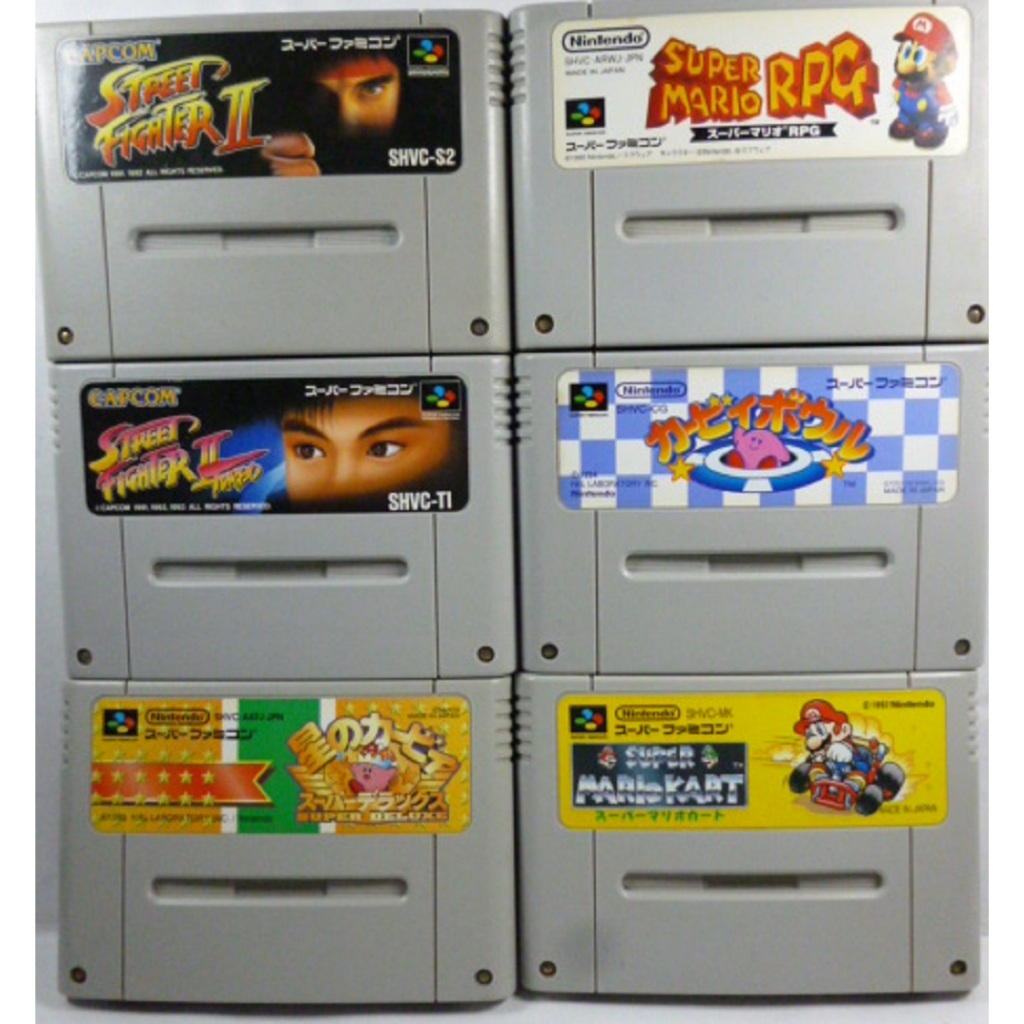 Kirby Super Mario Street Fighter Nintendo Super Famicom