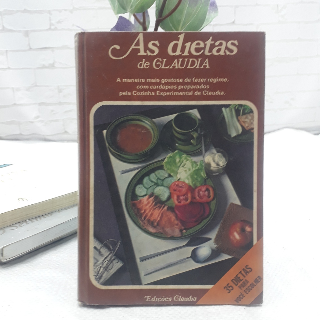 Livro As dietas de claudia ( usado)
