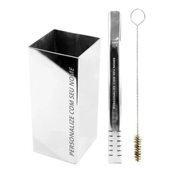Kit Copo e Bomba Terere Inox Personalizado ATACADO MAIOR QUANTIDADE MELHOR PREÇO