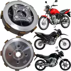 Kit Embreagem Completa Cg 125 Fan 09 A 13 Fan 150 10 A 13 Bros 150