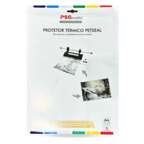 5x Protetor Térmico Laminadora A4 Transparente PSG Proteção Bopp Polaseal PET Artesanato