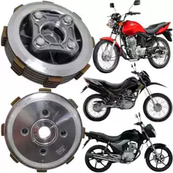 Kit Embreagem Cg 125 Fan 09 A 13 Fan 150 10 A 13 Bros 150 Completa