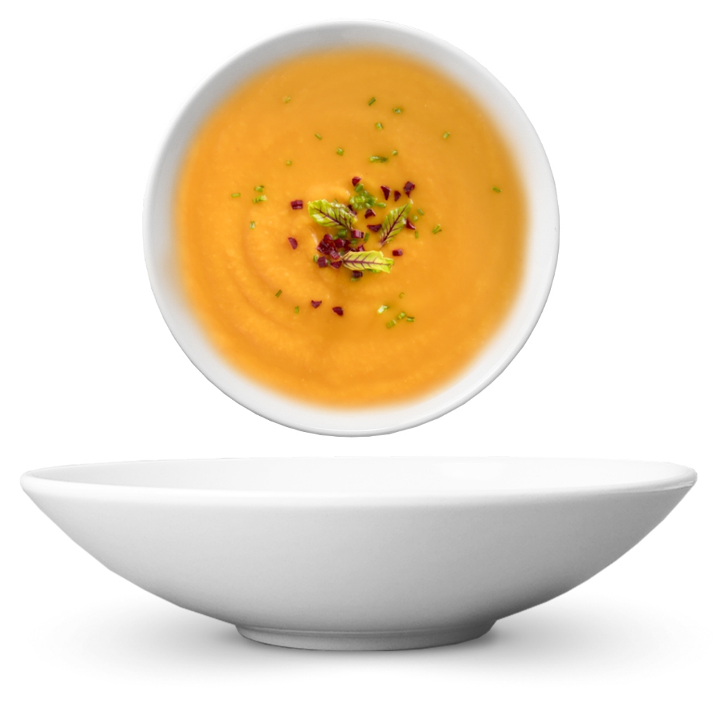 Conjunto De Pratos Para Sopa 12peças 21cm Branco - Dolce Home