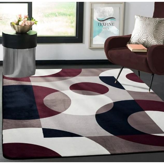 TAPETE SALA GEOMÉTRICO INDIANO 2,00 X 2,40 M FLANNEL AVELUDADO em Oferta na Shopee