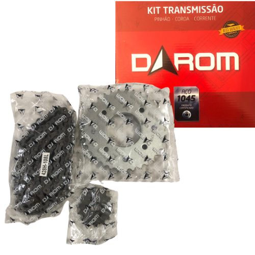Kit Relação Transmissao Biz 100 1998 1999 2001 2002 2003 2004 2005 Darom
