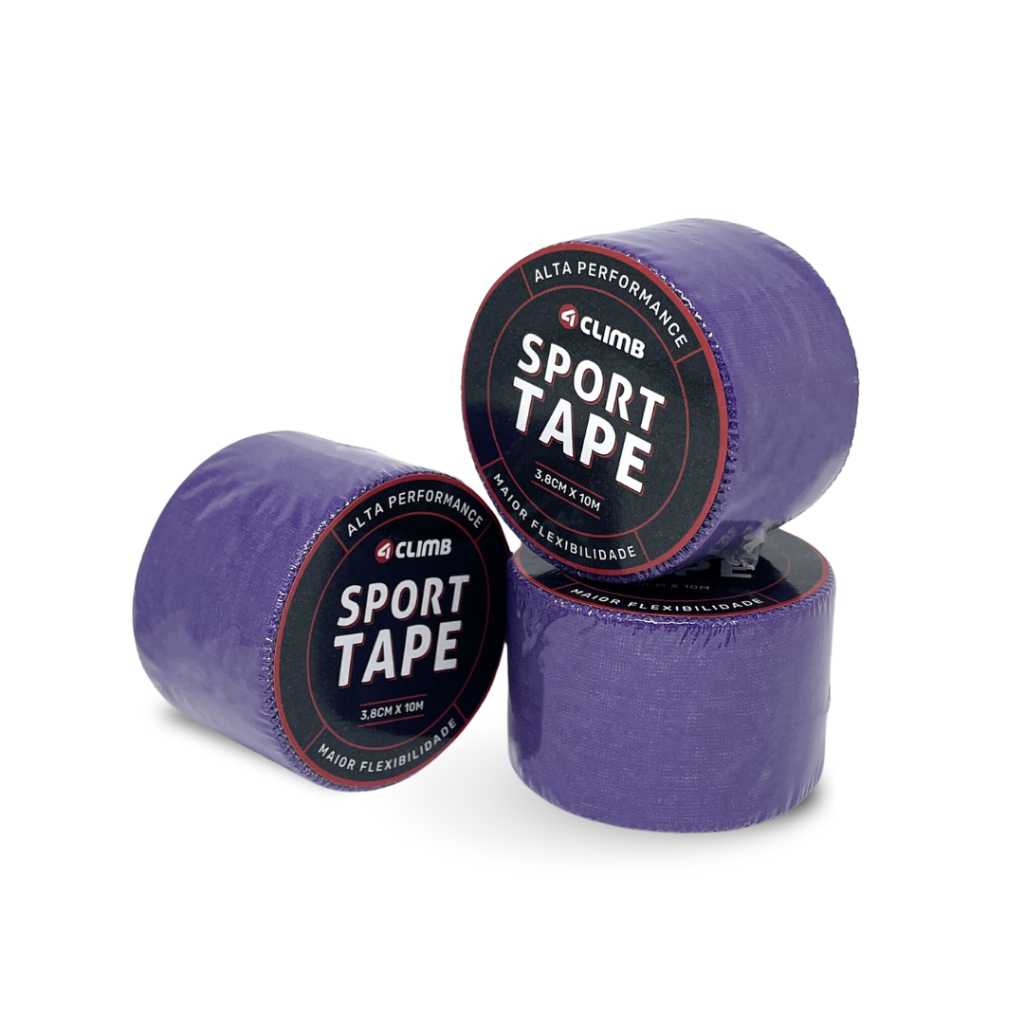 Kit 3 Unidades Esparadrapo Esportivo SPORT TAPE ROXO 4climb