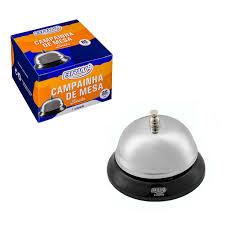 CAMPAINHA DE MESA SINETA 85MM PARA RESTAURANTE/ HOTEIS ENVIO EM 24 HORAS BRW