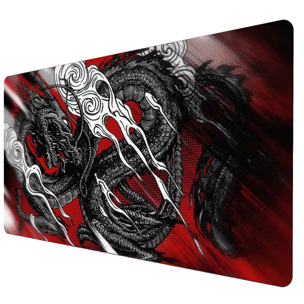 Mouse Pad Gamer Speed Extra Grande Com Borda Costurada Profissional 70x35cm - Lindas Estampas Dragão MEGA OFERTA