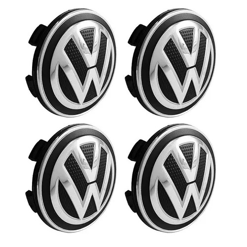 Kit Sub Calota Meio Central Roda Esportiva Wsw Vw Gol G5 G6