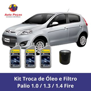 Kit de troca de Óleo e Filtro - Palio 1.0 / 1.3 / 1.4 Fire (3un Oleo 5w30 e 01 Filtro) em Oferta na Shopee