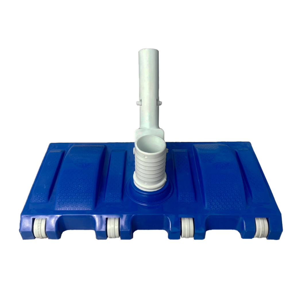 Rodo Aspirador com 8 Rodas Brustec Bocal Articulado para Limpeza Facil de Piscina de Alvenaria