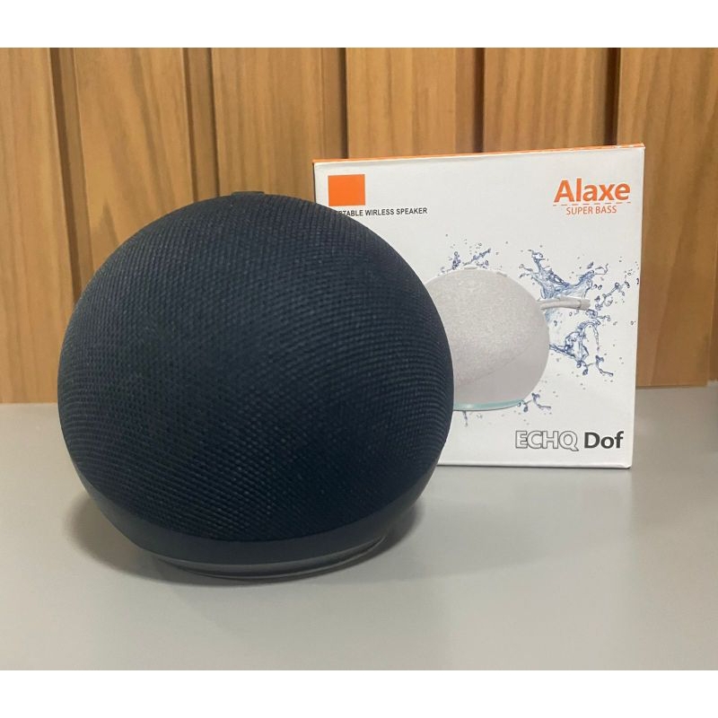 Caixa de som Led e bluetooth, modelo Alexa com comando de voz através do app da Amazon e Bluetooth