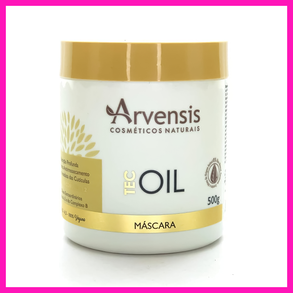 Arvensis Tec Oil Máscara Bio Elixir Complex 500g (Selagem Imediata das Cutículas)