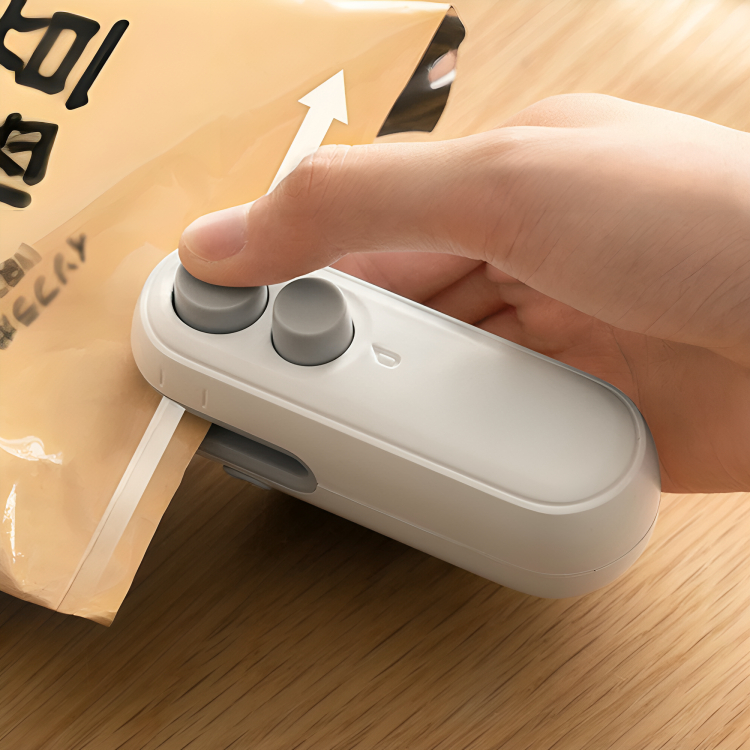 Mini Seladora de Embalagem Recarregável Mini Máquina Seladora de Embalagens