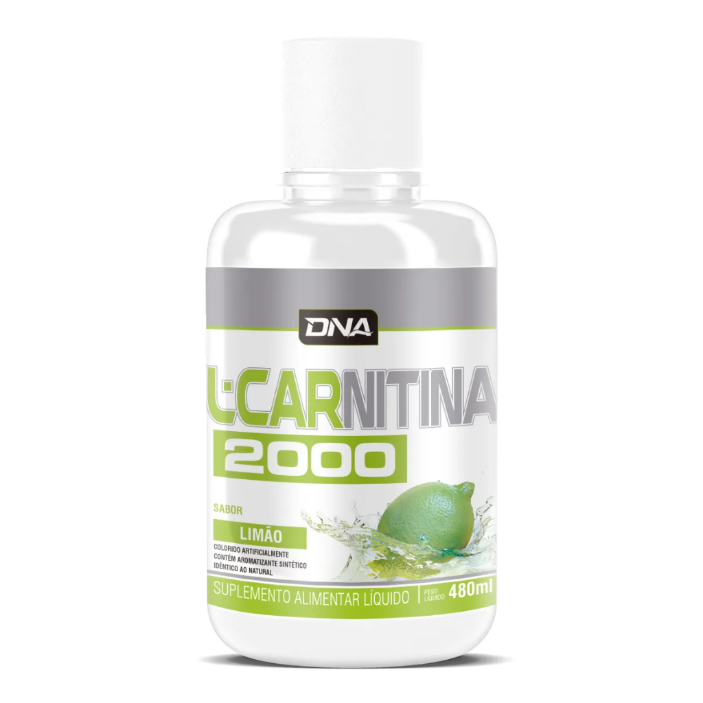 L-Carnitina 2000 480ml Sabor Limão - Potencialize Sua Rotina com Sabor | DNA Suplementos