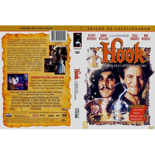 Dvd Hook: A Volta Do Capitão Gancho - Original