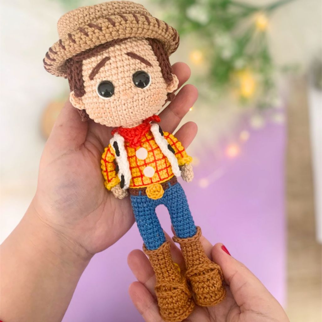 Xerife Woody Boneco Amigurumi Personagem Do Filme Toy Story