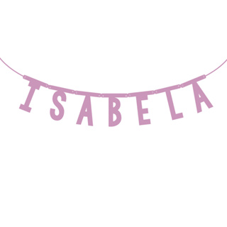 Bandeirola Personalizada (até 10 letras) em Oferta na Shopee