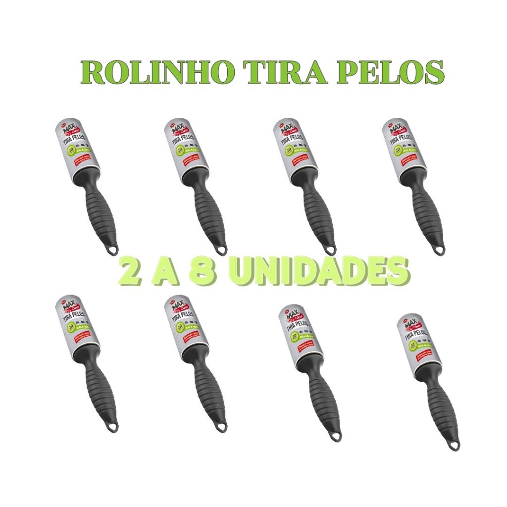 Mini Rolo Rolinho Tira Pelo de Roupa Pelo de Animais Cabelo Pó 2 a 8 unidades em Oferta na Shopee