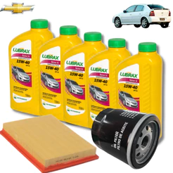 KIT TROCA DE ÓLEO 15W40 LUBRAX + FILTROS GM (ASTRA 2.0 2005)