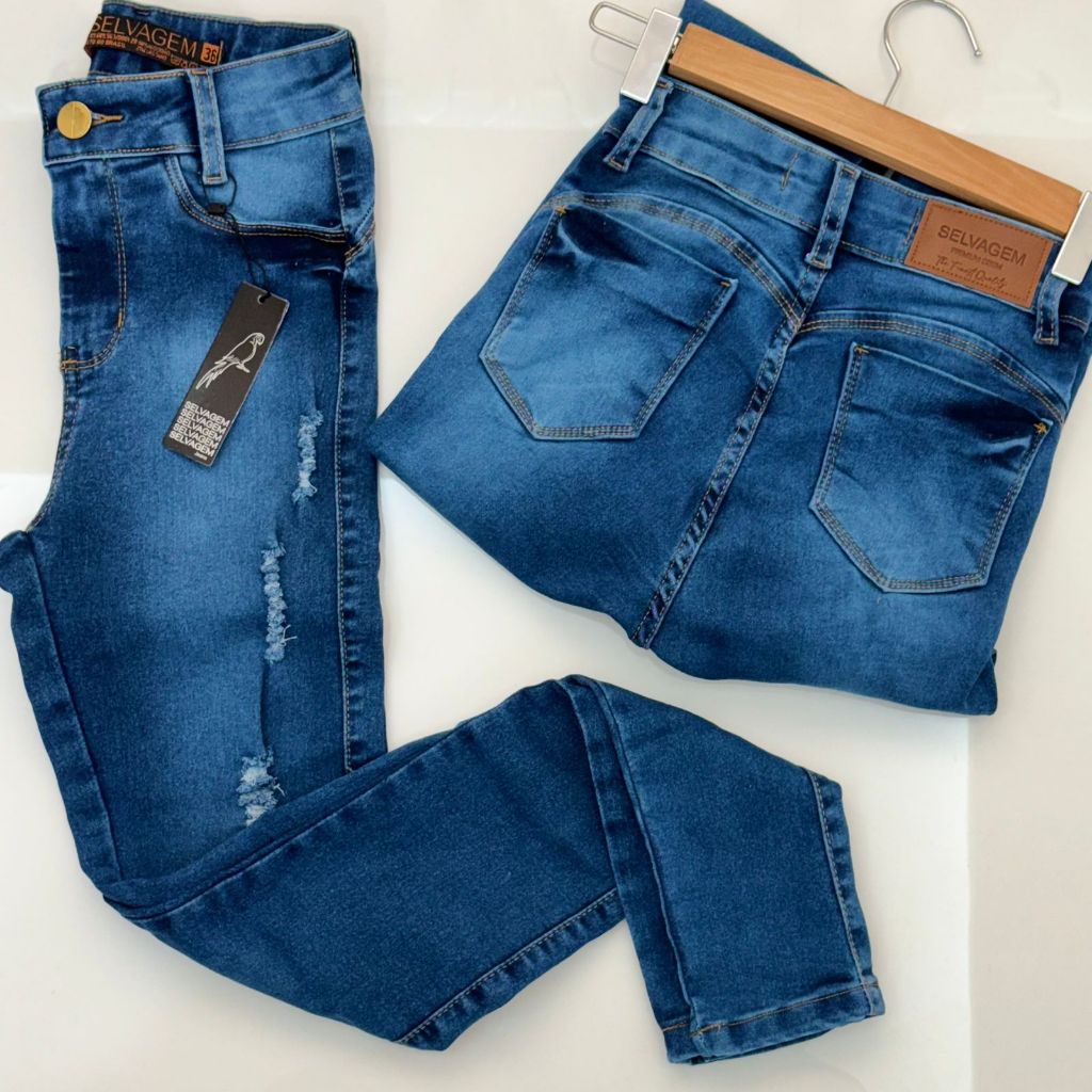 Calça Feminina Skinny Levanta Bumbum perfeita em Oferta na Shopee