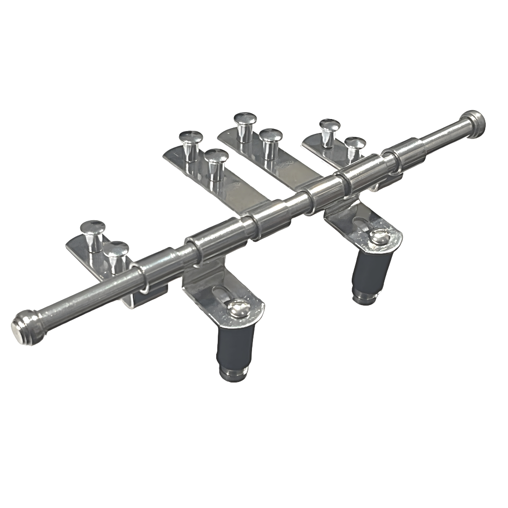 Dobradiça de Assento Tampa Vaso Sanitário Banheiro com parafusos rebite para fixação INOX