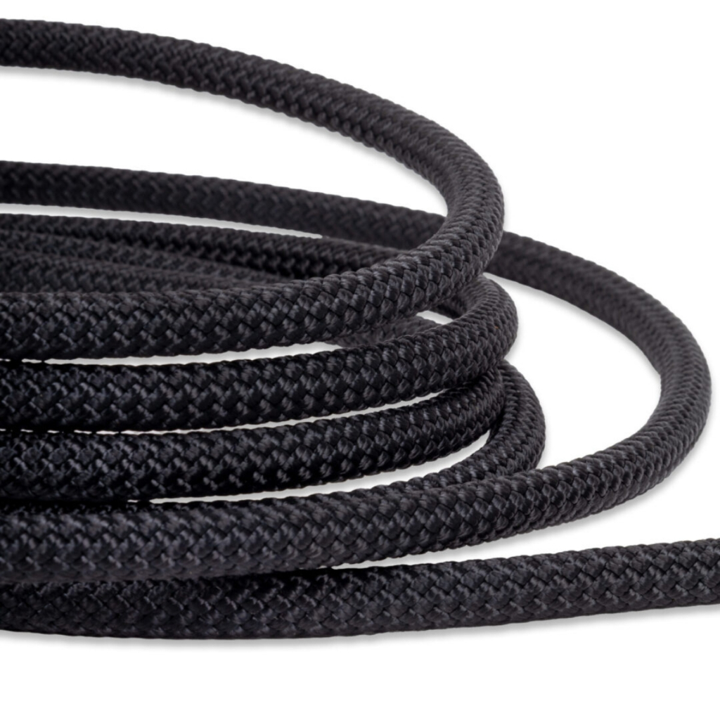 Corda Para Amarrar Carga Náutica Camping 10 Metros 8mm Oferta Multiuso 100% Poliéster Preta