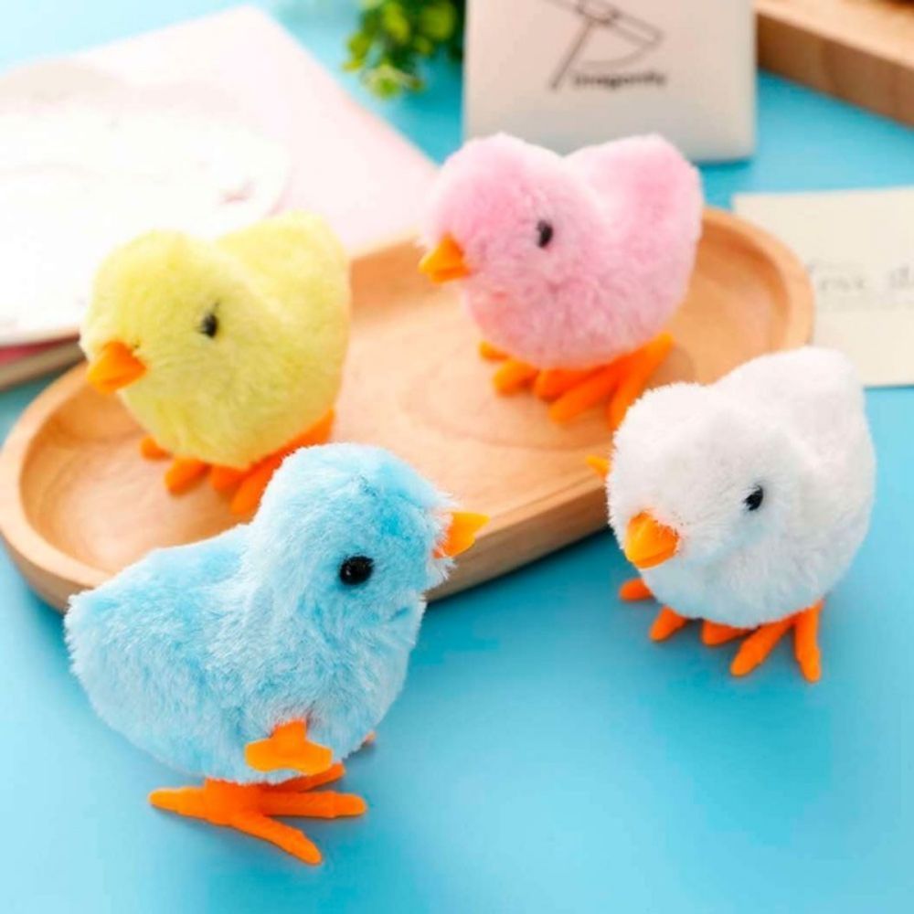 Kit 3 Pintinho Coloridos Cores De Pelúcia Galinha Pintadinha Pintinhos Colorido