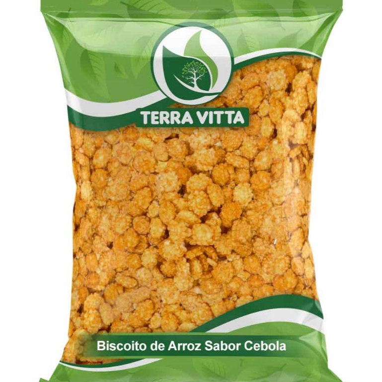 Biscoito de Arroz Sabor Cebola 500g