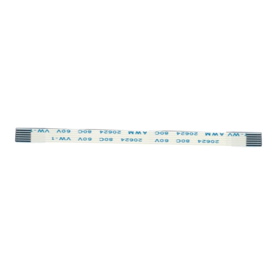 1 Cabo Flat 6 Vias 8cm Compatível  Para Botão Power Ps4 Pro Cuh 7215b