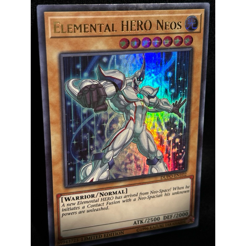 Elemental HERO Neos / Heroi do Elemental - ORIGINAL Yugioh Ultra Rara brilhante