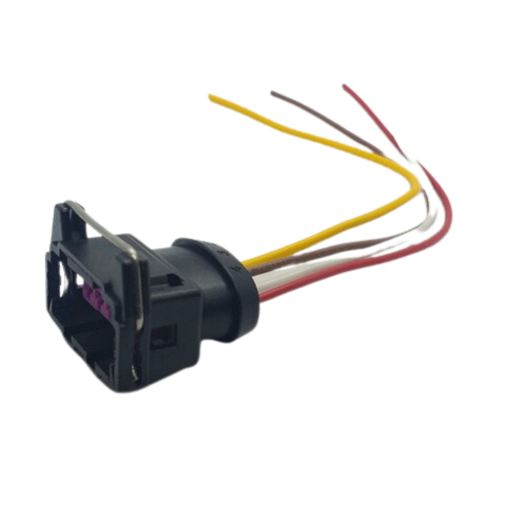 Plug Conector Chicote Bobina Corsa 1.0/1.4 S10 2.2 Blazer 4 vias para Bobina de Igniçao Fiat/GM Sistema Circuito Eletrico do Carro Automovel Veiculo