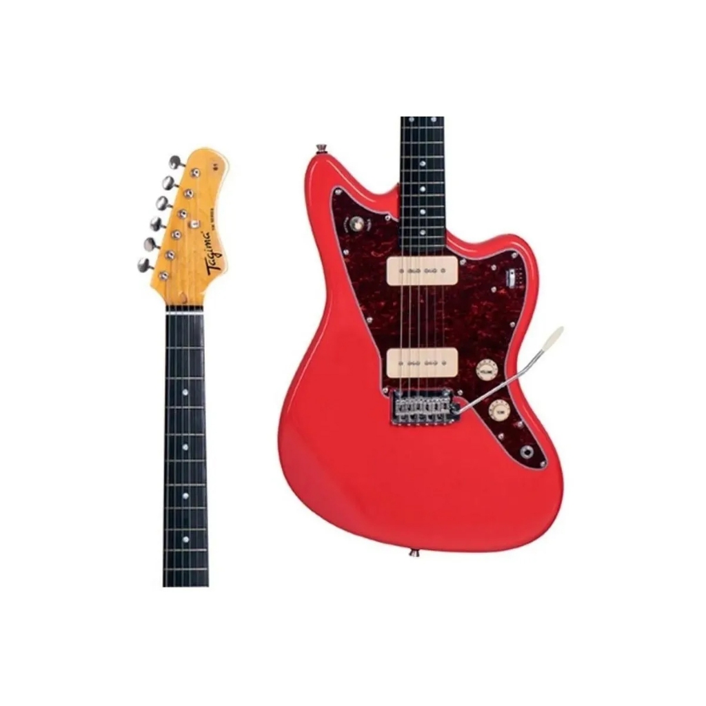 Guitarra Jazzmaster Tagima Tw-61 Serie Woodstock Fiesta Red - detalhe