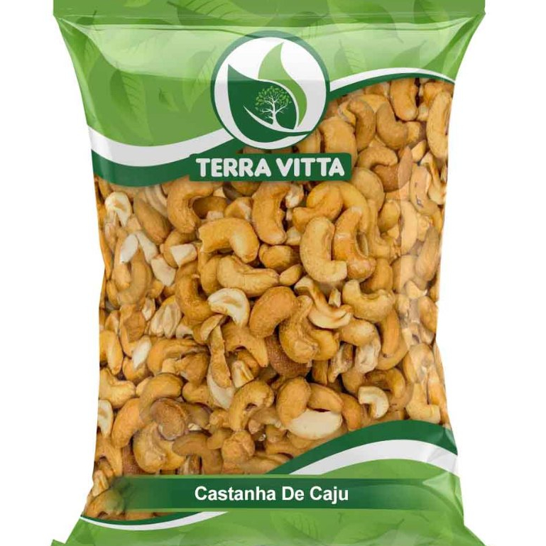 Castanha de Caju Torrada Sem Sal W1 500g - Food & Beverages