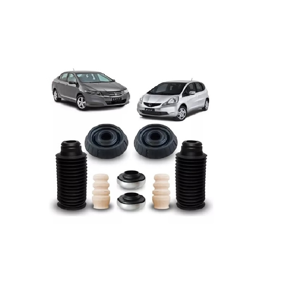 KIT Coxim Batente Amortecedor Honda Fit 03 04 05 06 07 2014 em Oferta na Shopee