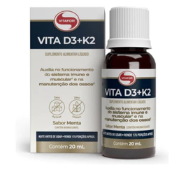 Vitamina D3 + K2 Liquida 20ml Original Vitafor