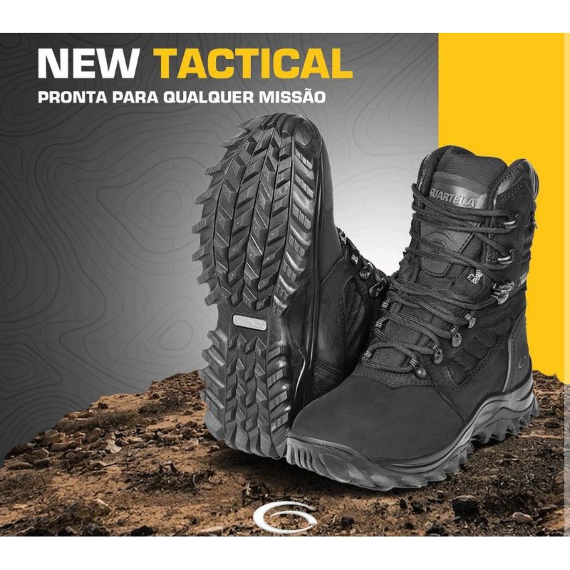 Bota tática coturno GUARTELÁ NEW TACTICAL DRY