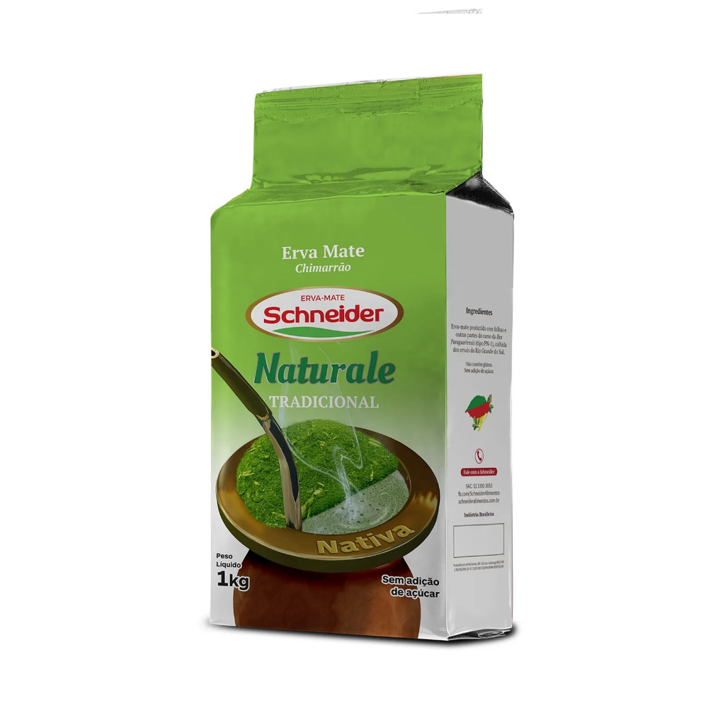 Erva Mate Schneider Naturale Tradicional 12Kg