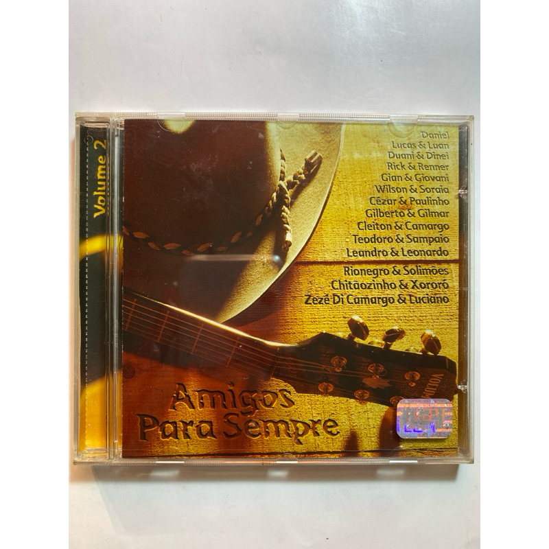 CD: Amigos Para Sempre- Volume 2: Com Daniel, Rick e Renner, Gian e Giovani, Zezé Di Camargo e Luciano, entre outros…