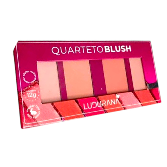 Quarteto De Blush Ludurana em Oferta na Shopee